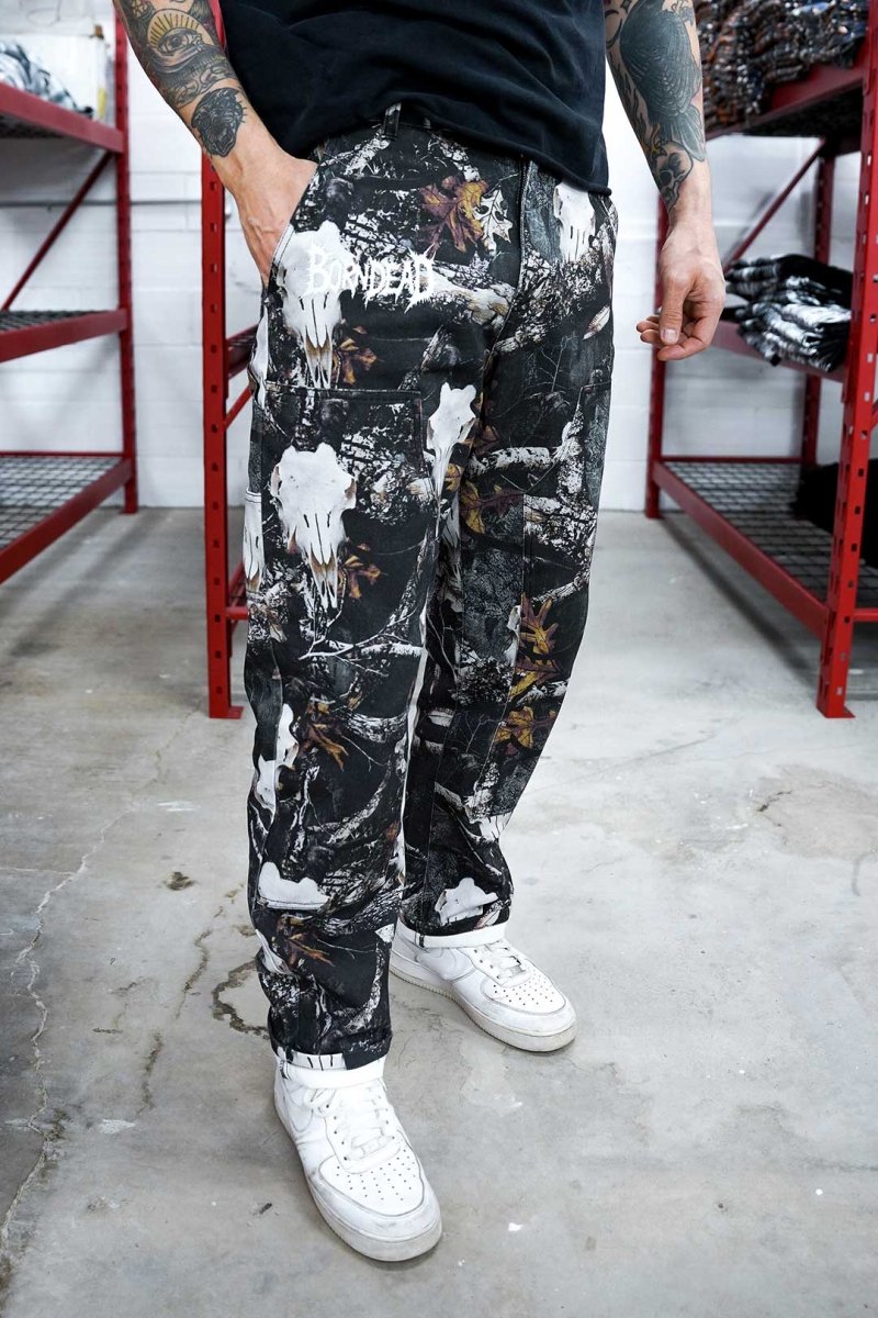 Real Tree Bull Skull Camo Workman Pants