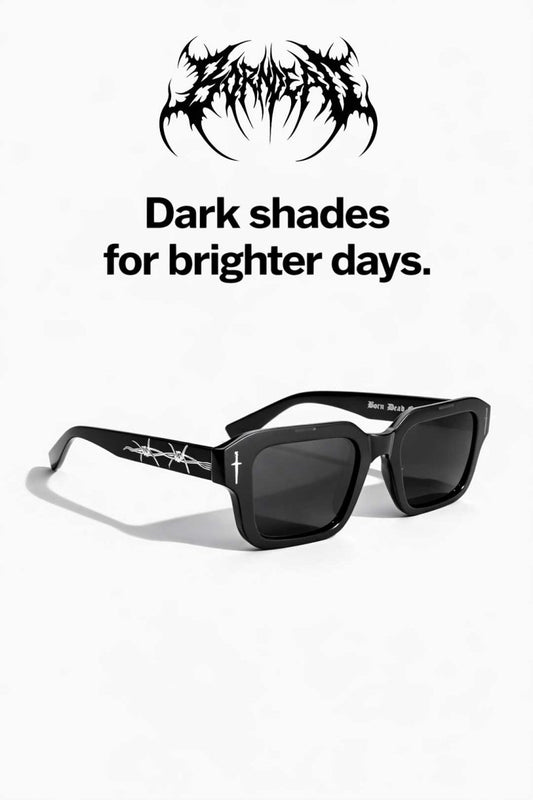 Night Cult Sunglasses (Silver engraved designs)