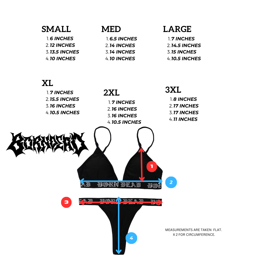 Born Dead Streetwear Lounge Set (Sold Separately)