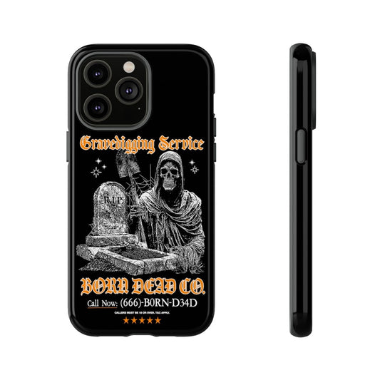 Grave Digging Service Tough Phone Case