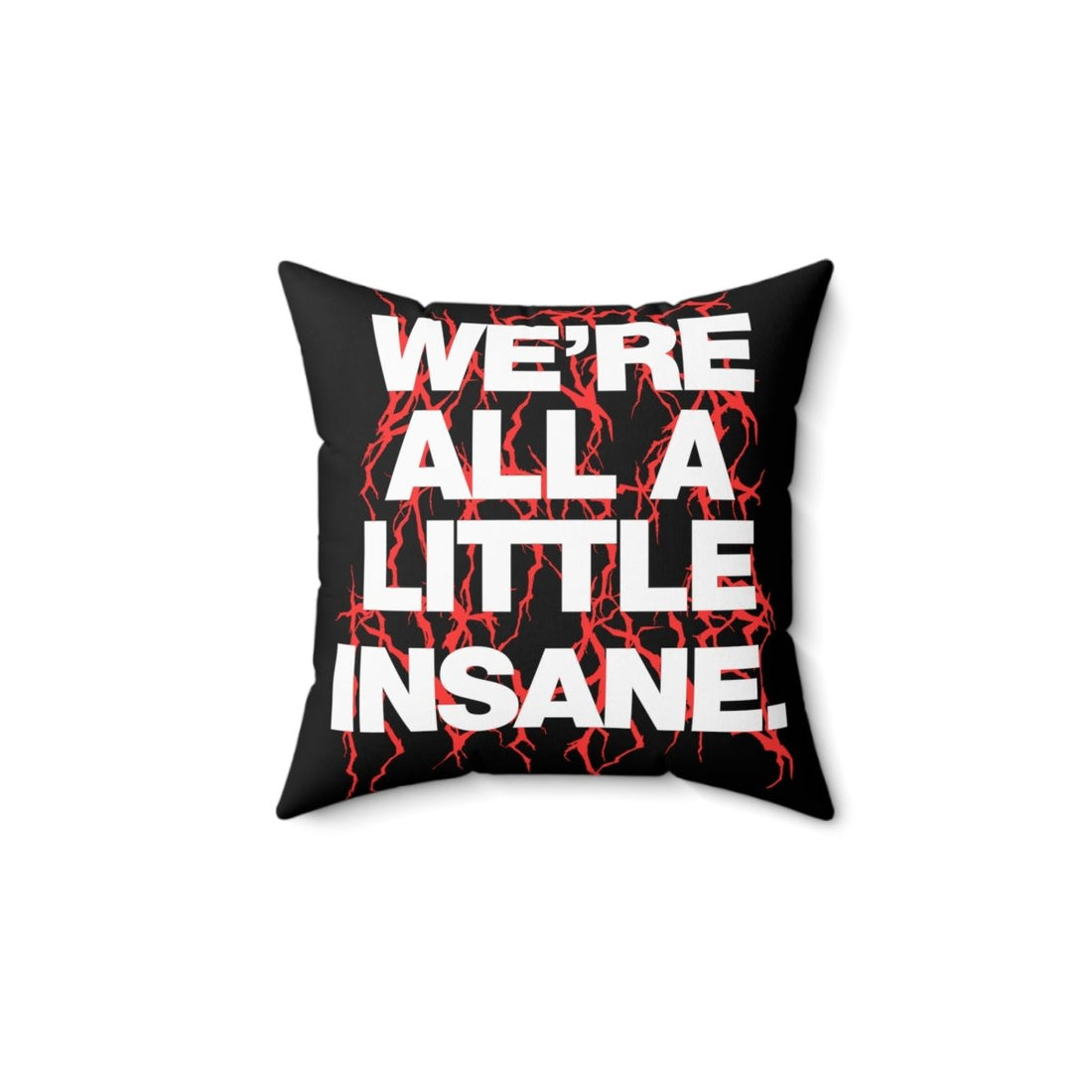 Psycho Polyester Square Pillow