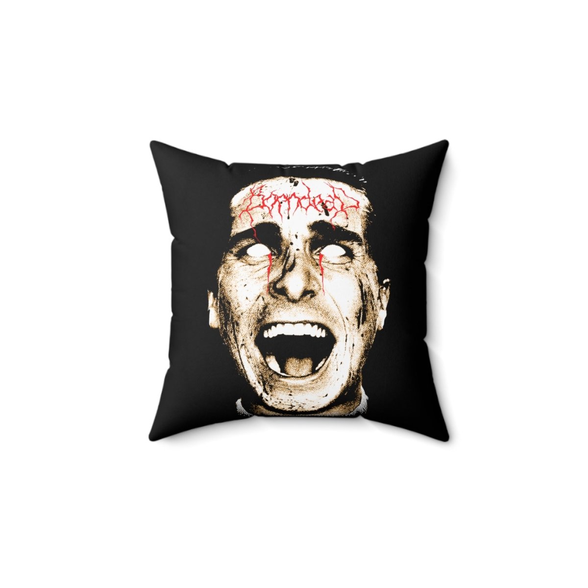 Psycho Polyester Square Pillow