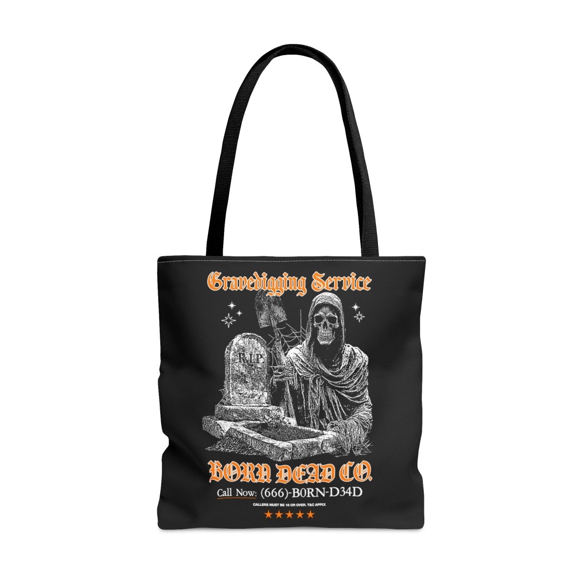 Grave Digging Service Tote Bag