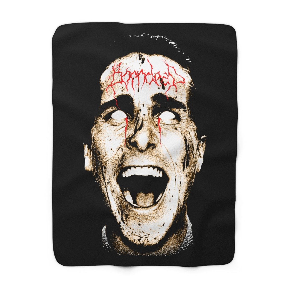 Psycho Sherpa Fleece Blanket