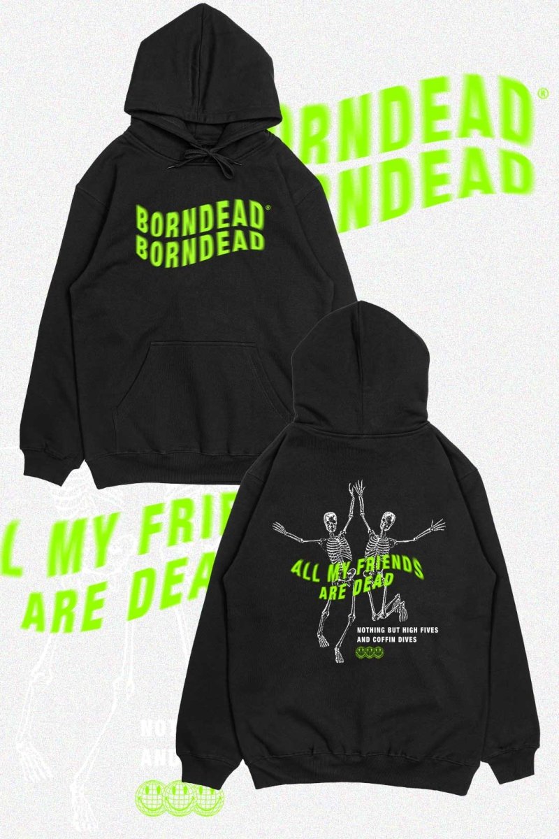 All My Friends Are Dead Tattoo Inspired Hoodie