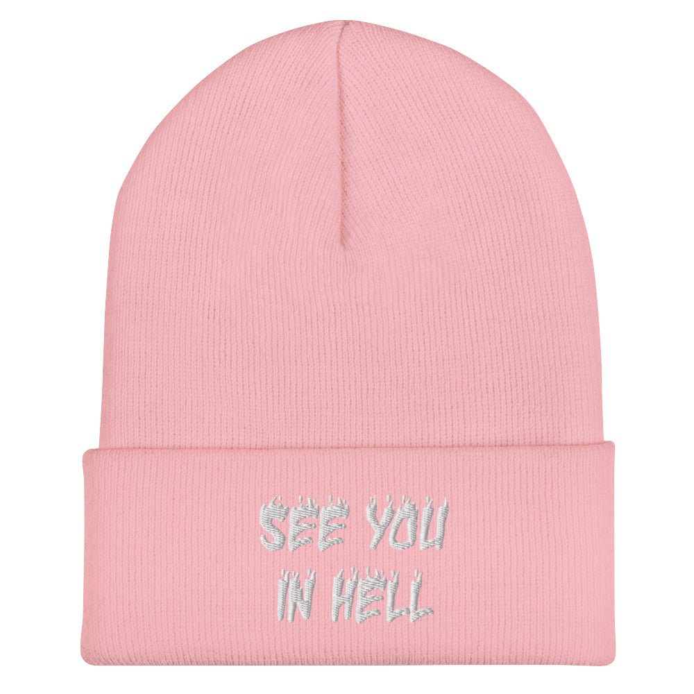 See You In Hell Cuffed Beanie