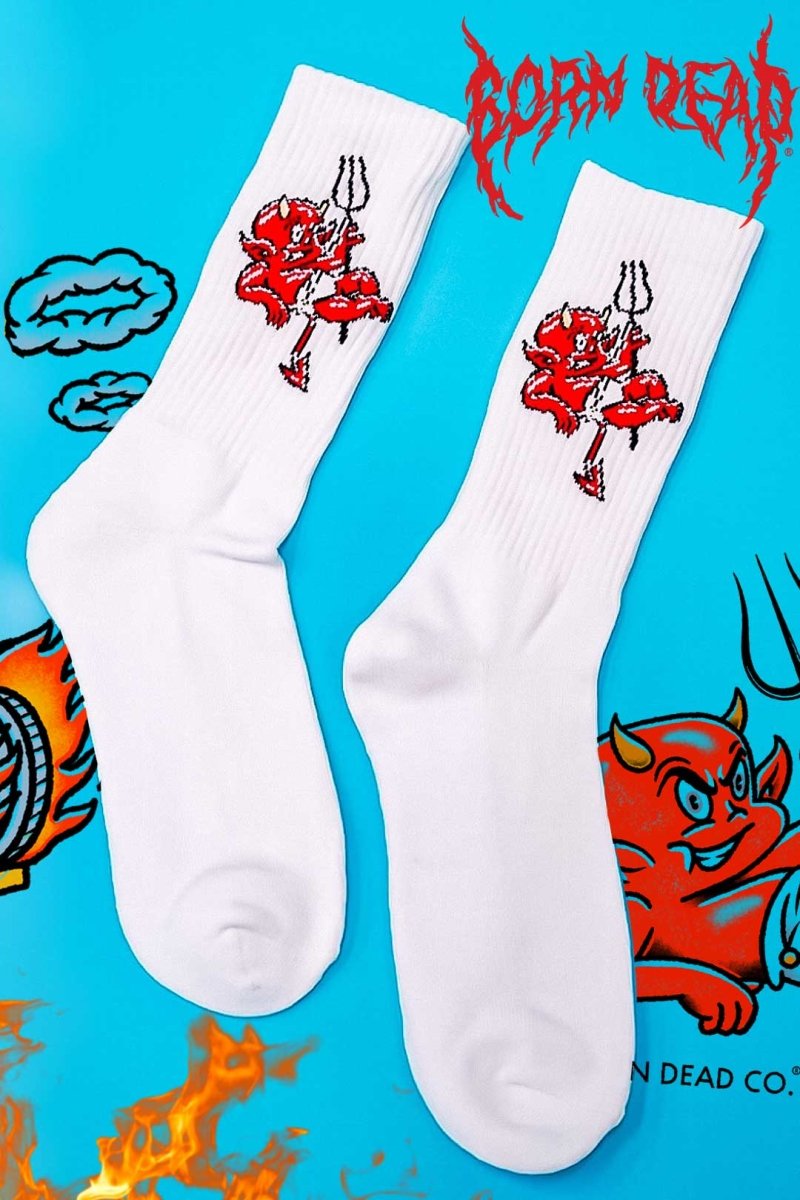 Hot Stuff Devil Socks Tattoo Inspired