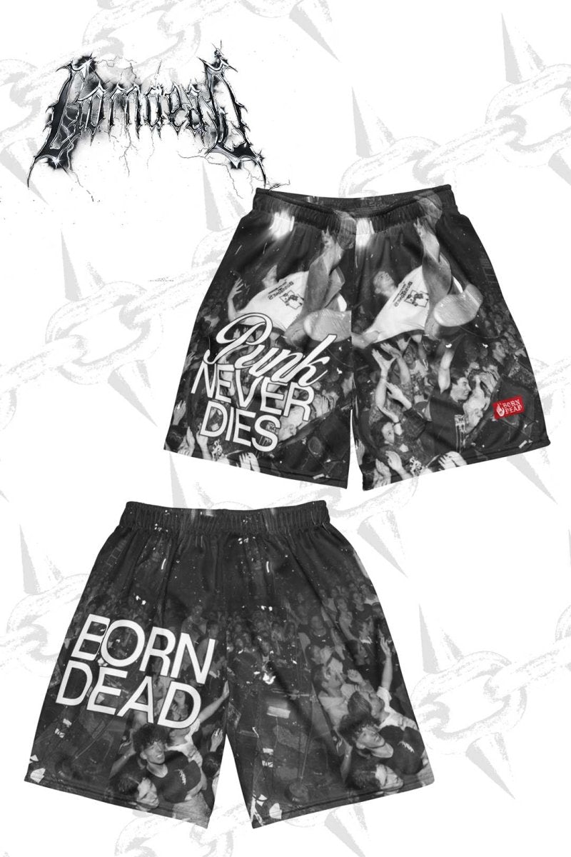 Punk Never Dies Unisex Mesh Shorts