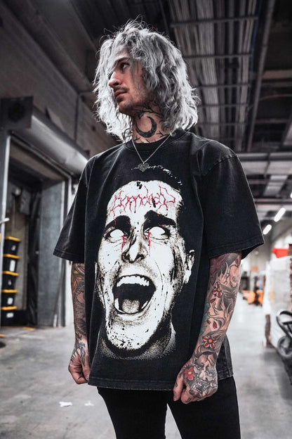Psycho (Pre-Order) Mid Weight Vintage Streetwear Tee