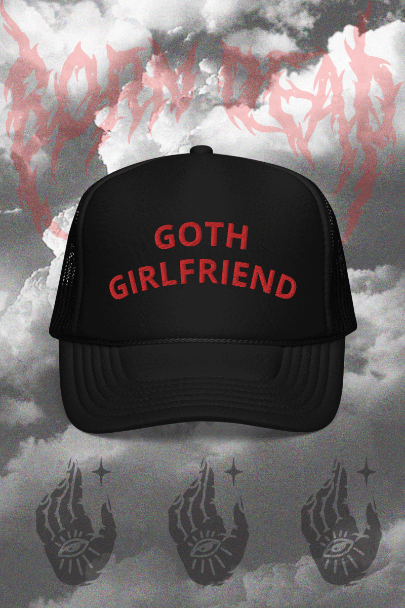 Goth Girlfriend Foam Trucker